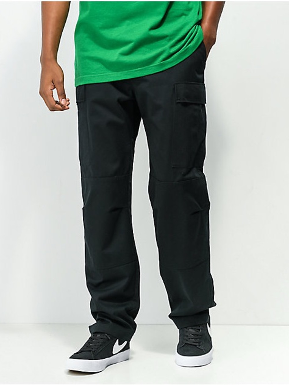 Empyre Black Cargo Pants with Utility Pockets